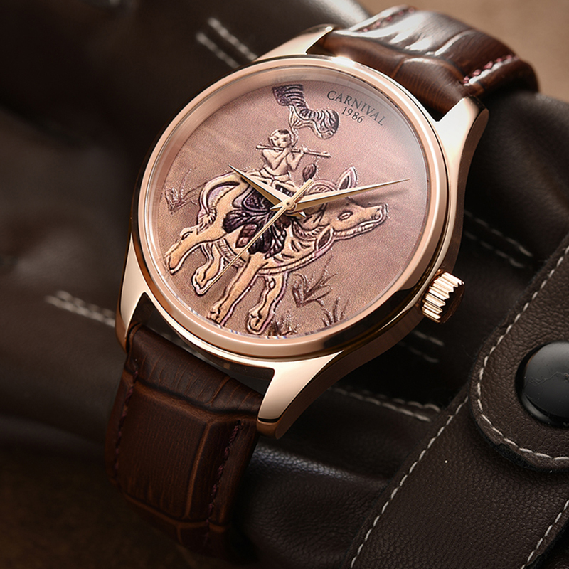 Zodiac Luxury Watch - CARNIVAL Brand Fashion Zodiac Bue Orologi