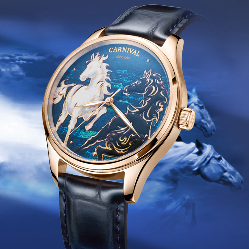 Zodiac Luxury Watch - Orologio Meccanico da Uomo Carnival Brand