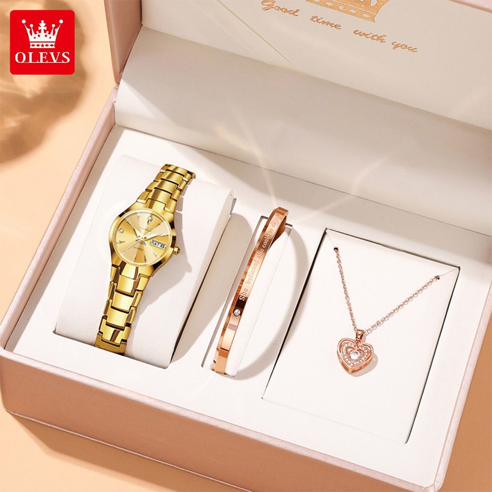 Luxury Watch Display - OLEVS Orologio da donna 8697 Orologi