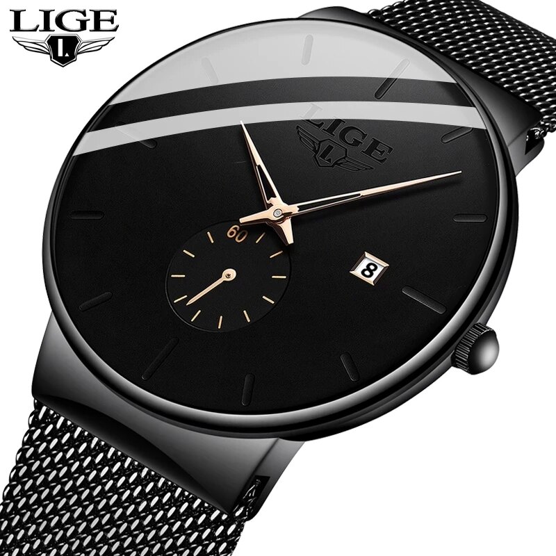 Luxury Watch Magazine - LIGE Fashion Mens orologi Top Brand