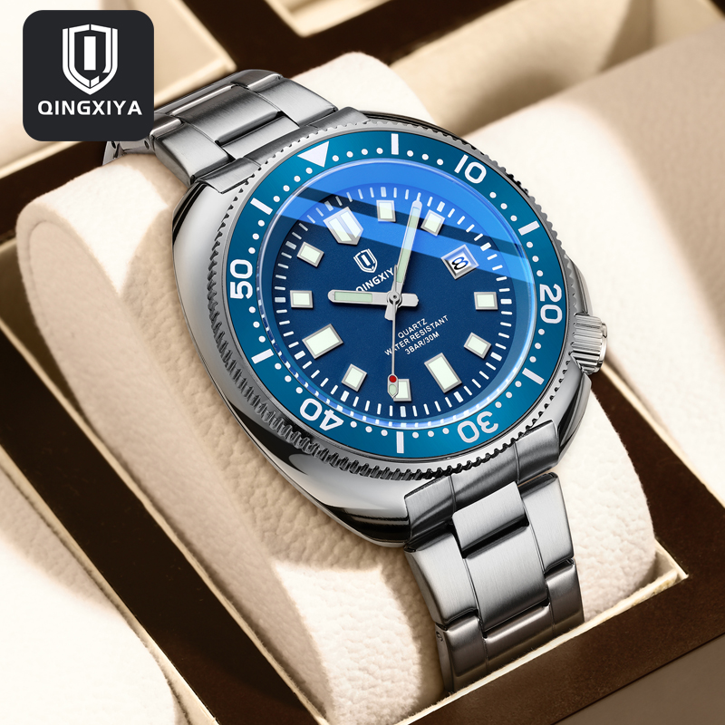 Luxury Watch Magazine - QINGXIYA marchio moda classico orologio al