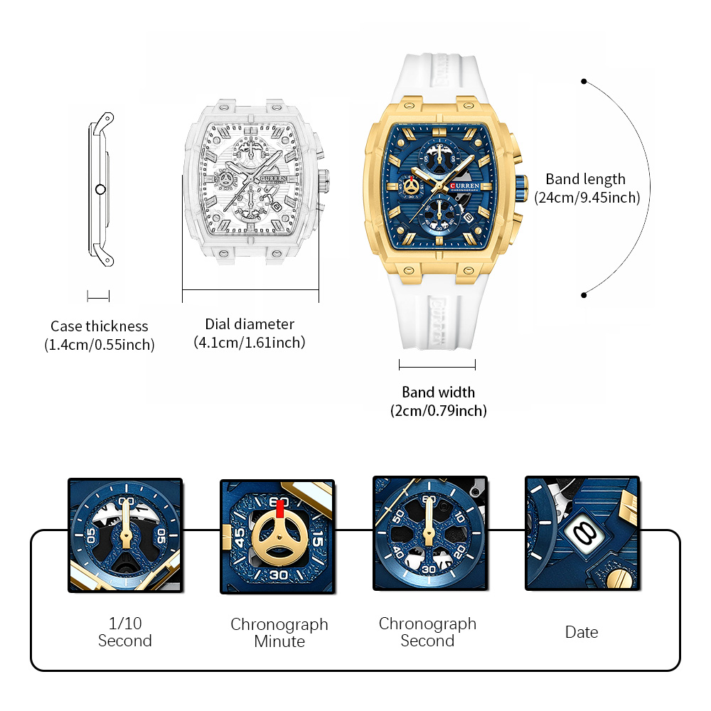 CURREN Orologio vintage di lus - Luxury Watch Display recensione e prezzo