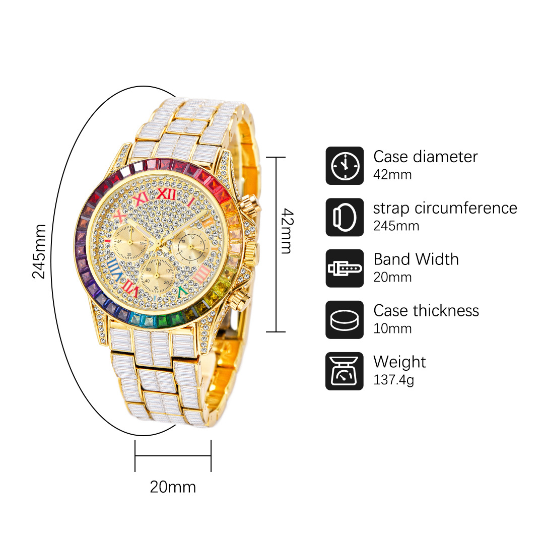 MISSFOX Luxury Iced Watch For  - Luxury Watch Magazine recensione e prezzo