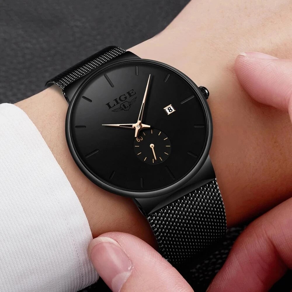 LIGE Fashion Mens orologi Top  - Luxury Watch Magazine recensione e prezzo